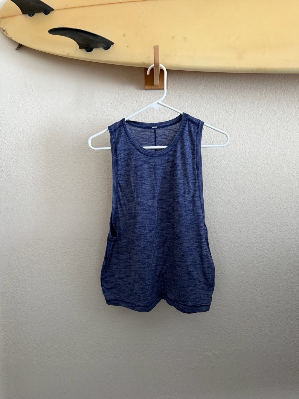lululemon athletica Heathered Navy Muscle Tank